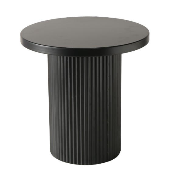 BEISTELLTISCH Schwarz rund  - Schwarz, Basics, Metall (40/40cm) - Boltze Home