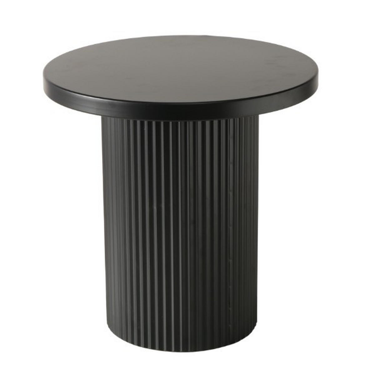 BEISTELLTISCH Schwarz rund  - Schwarz, Basics, Metall (40/40cm) - Boltze Home