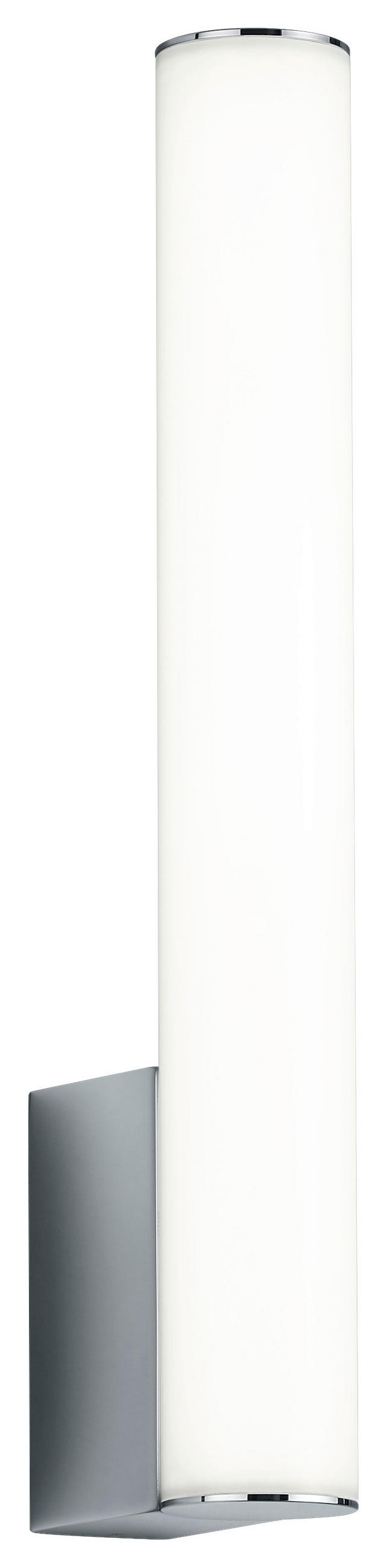 BADEZIMMER-WANDLEUCHTE LOOM 4/8,5/30 cm   - Chromfarben, Design, Metall (4/8,5/30cm) - Helestra