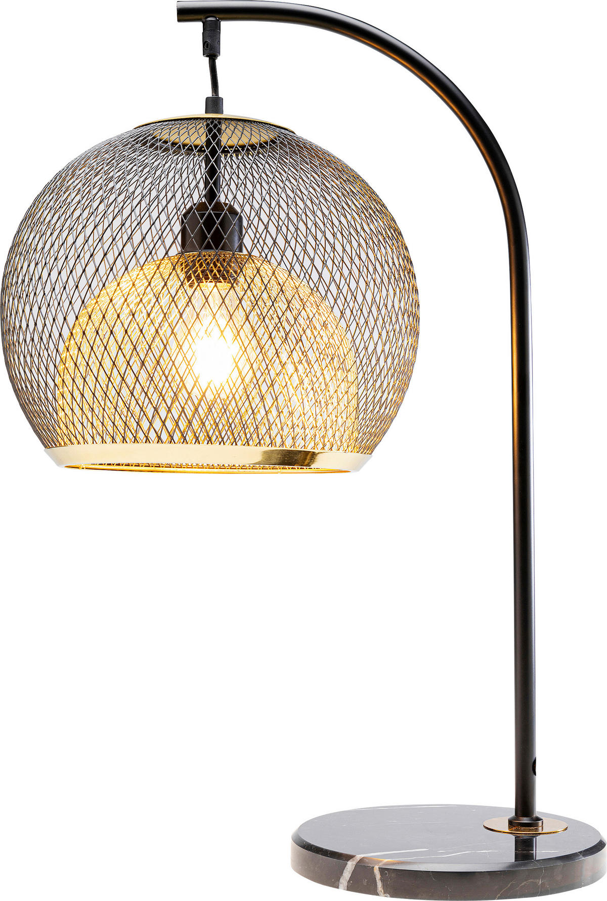 TISCHLEUCHTE Grato 42,5/62/30 cm   - MODERN, Stein/Metall (42,5/62/30cm) - Kare-Design