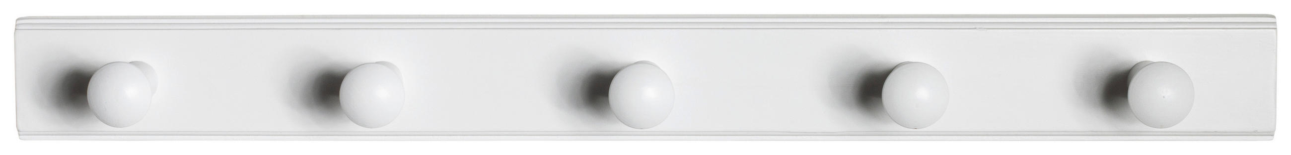 STENSKI OBEŠALNIK - bela, Design, les (60/6/8cm) - Carryhome