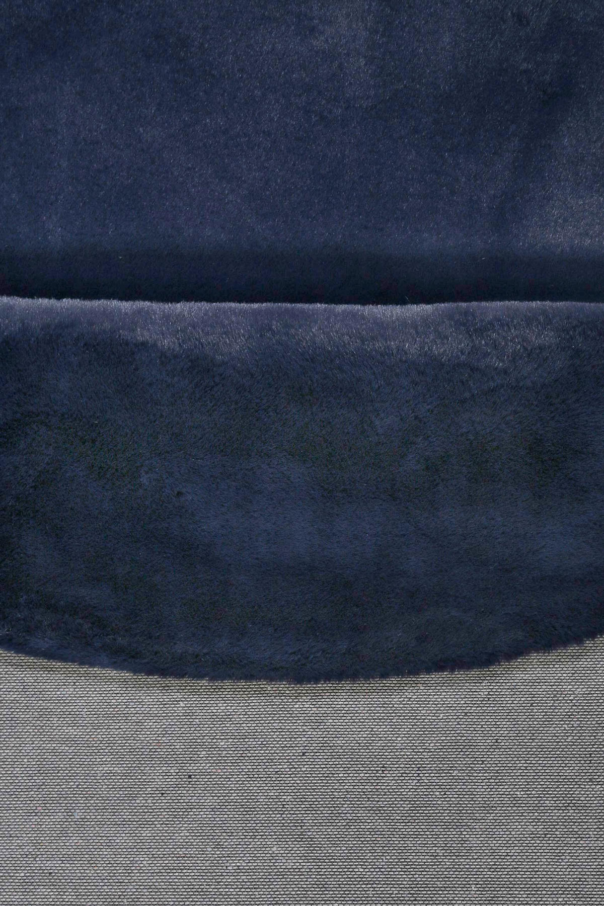 HOCHFLORTEPPICH 100/100 cm ESP-4377-28 Dunkelblau  - Dunkelblau, KONVENTIONELL, Textil (100/100cm) - Esprit