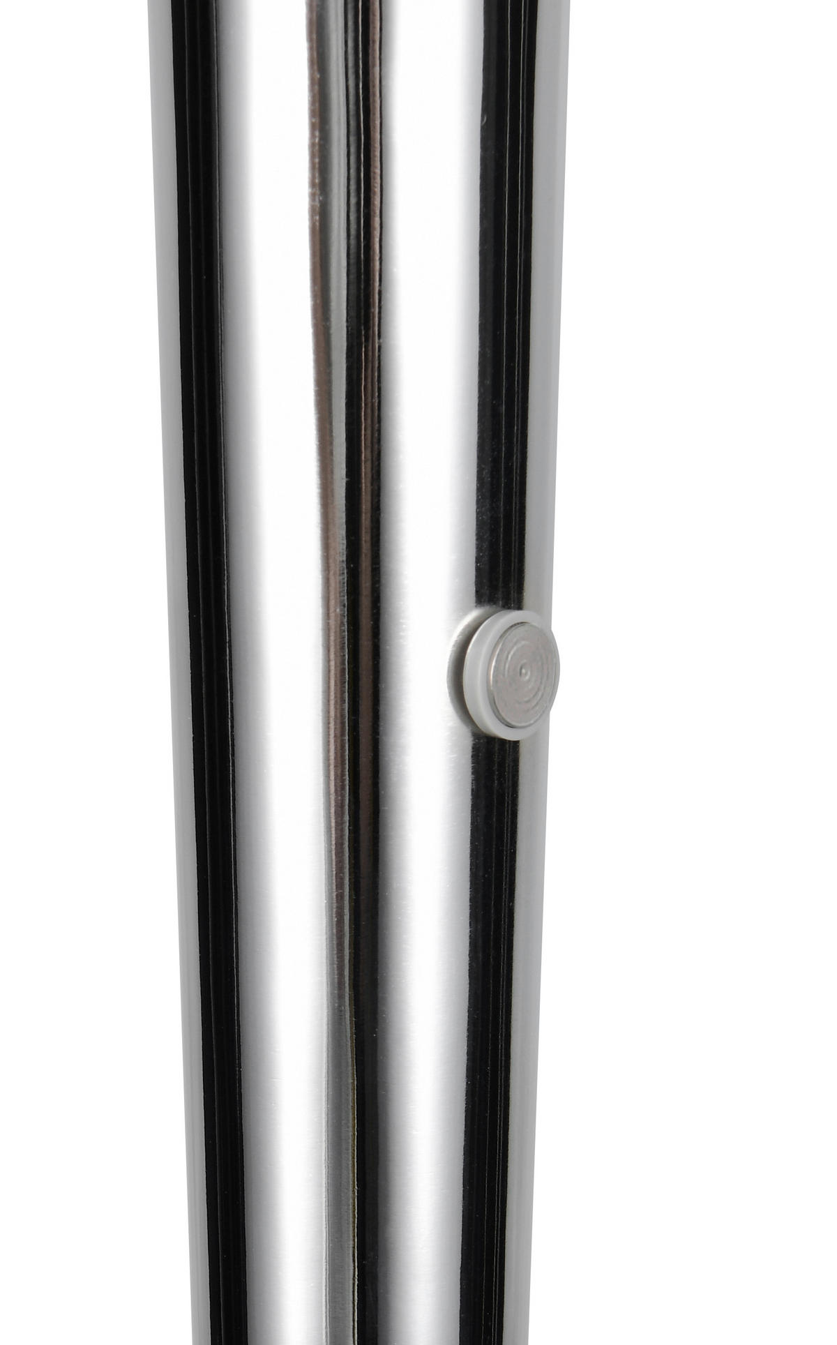 LED-STEHLEUCHTE - Chromfarben/Transparent, Basics, Kunststoff/Metall (22/130,5cm)