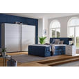 BOXSPRINGBETT 160/200 cm  in Blau  - Blau/Schwarz, KONVENTIONELL, Kunststoff/Textil (160/200cm) - Carryhome