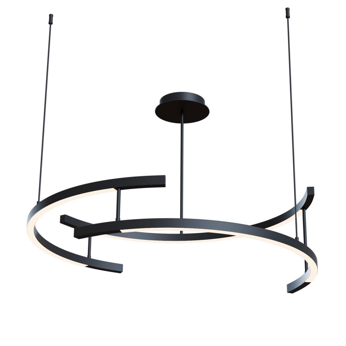 PENDELLEUCHTE 83/23,9 cm    - Schwarz, Trend, Metall (83/23,9cm) - MAYTONI