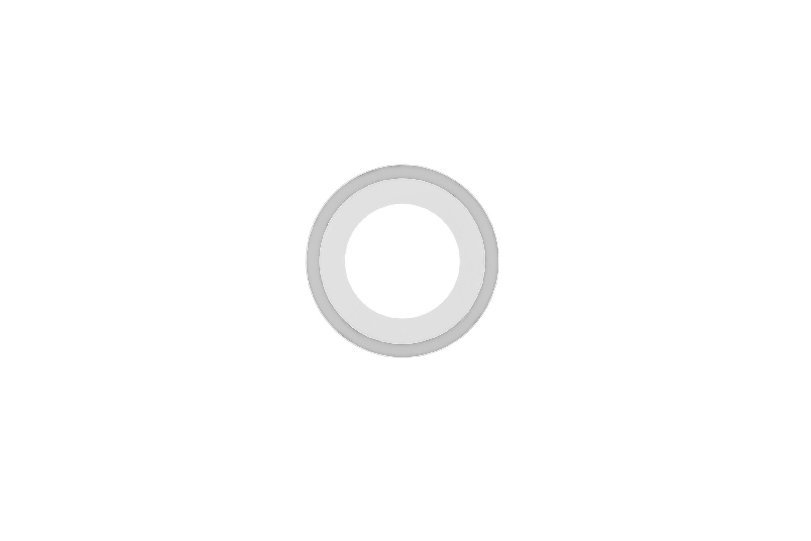 LED-DECKENLEUCHTE Carus 20/4 cm   - Weiß, Basics, Kunststoff (20/4cm)
