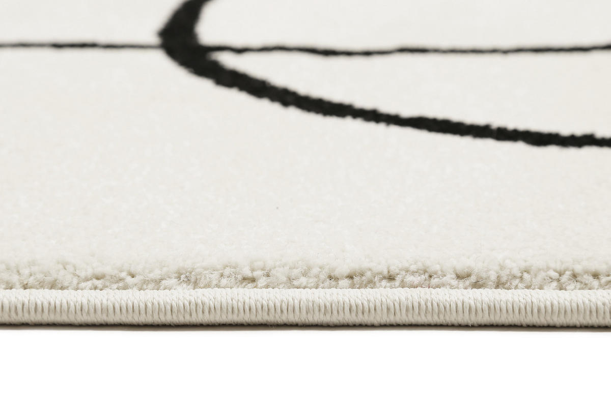 WEBTEPPICH 133/200 cm Artist Schwarz, Weiß  - Schwarz/Weiß, Design, Textil (133/200cm) - Esprit
