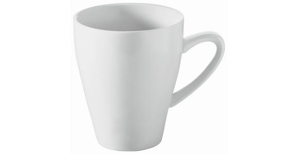 KAFFEEBECHER Swing  320 ml   - Weiß, KONVENTIONELL, Keramik (0,32l) - Novel