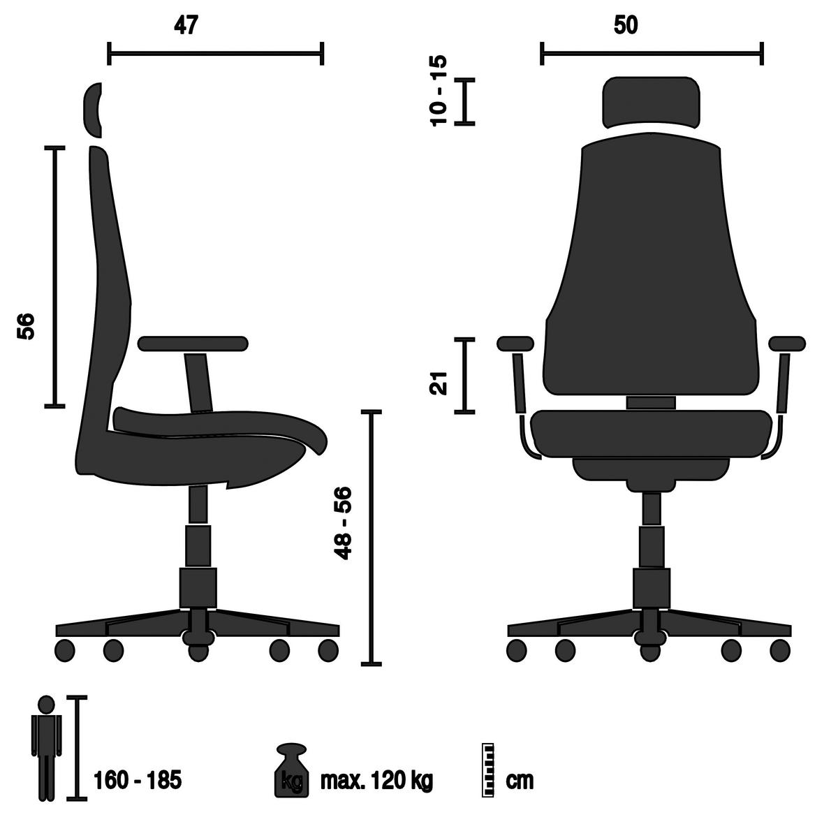 SNURRSTOL  i nätklädsel svart  - svart, Modern, textil/plast (66/114-129/67,5cm) - MID.YOU