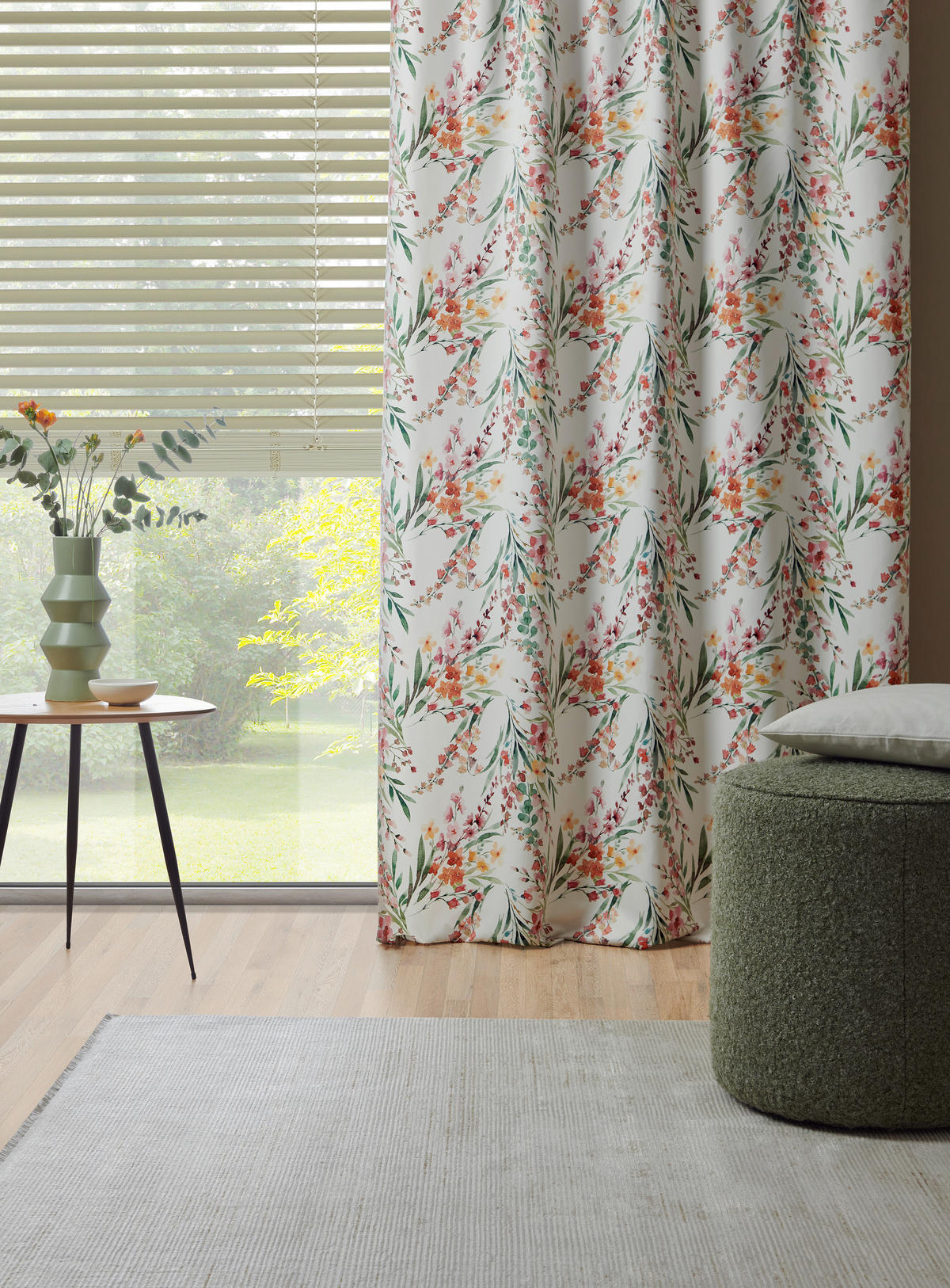 VORHANGSTOFF per lfm blickdicht  - Multicolor, Basics, Kunststoff (150cm) - Esposa