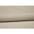 ECKSOFA Naturfarben Flachgewebe  - Schwarz/Naturfarben, KONVENTIONELL, Textil/Metall (252/162cm) - Carryhome
