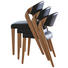 STUHL Altholz, Eiche massiv Eichefarben, Grau - Eichefarben/Grau, Design, Holz/Textil (53/82/57cm) - Voglauer