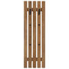 GARDEROBENPANEEL  in 38/120/14 cm  - Schwarz/Naturfarben, Basics, Holz (38/120/14cm)