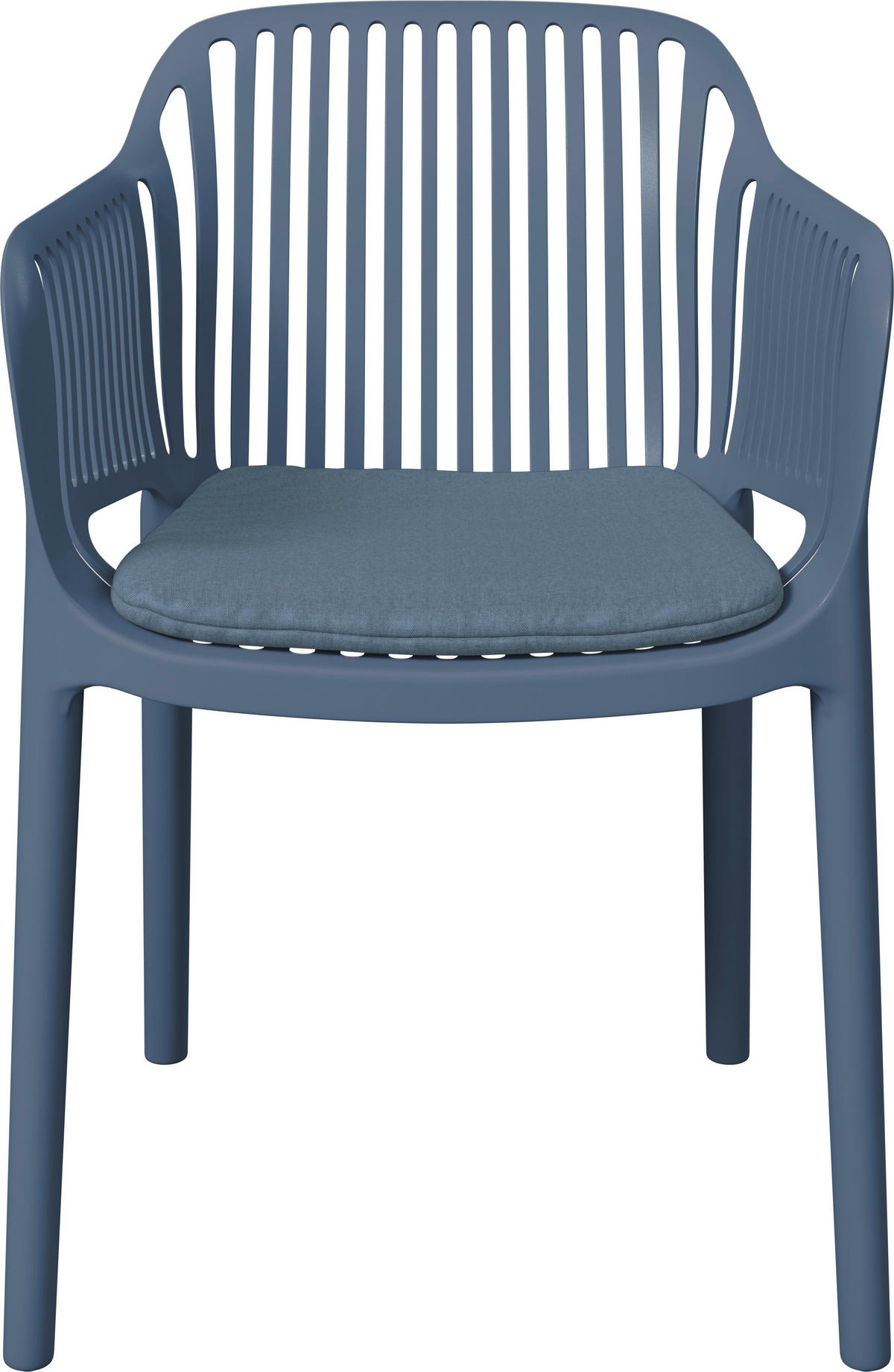 STAPELSESSEL Blau  - Blau, Basics, Kunststoff/Textil (55/80/60cm) - Ambia Garden