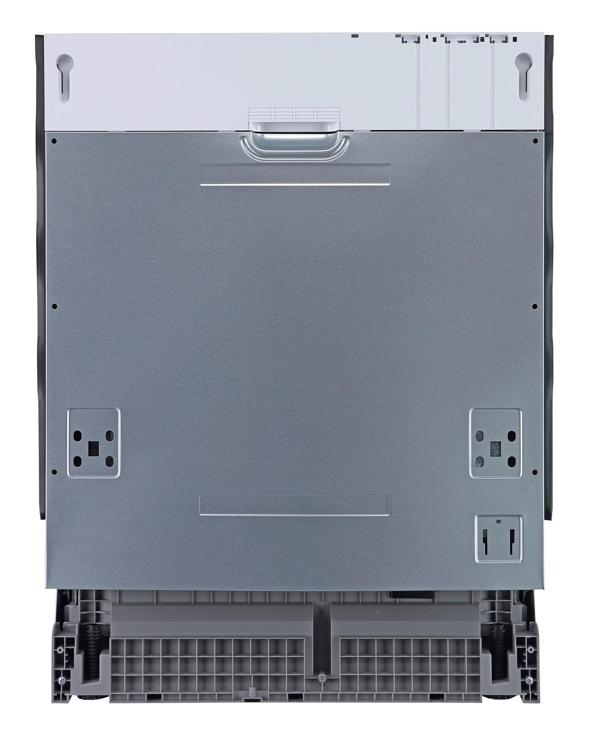 KÜCHENBLOCK 260 cm   in Weiß  - Anthrazit/Silberfarben, Basics, Holzwerkstoff/Metall (260cm) - MID.YOU