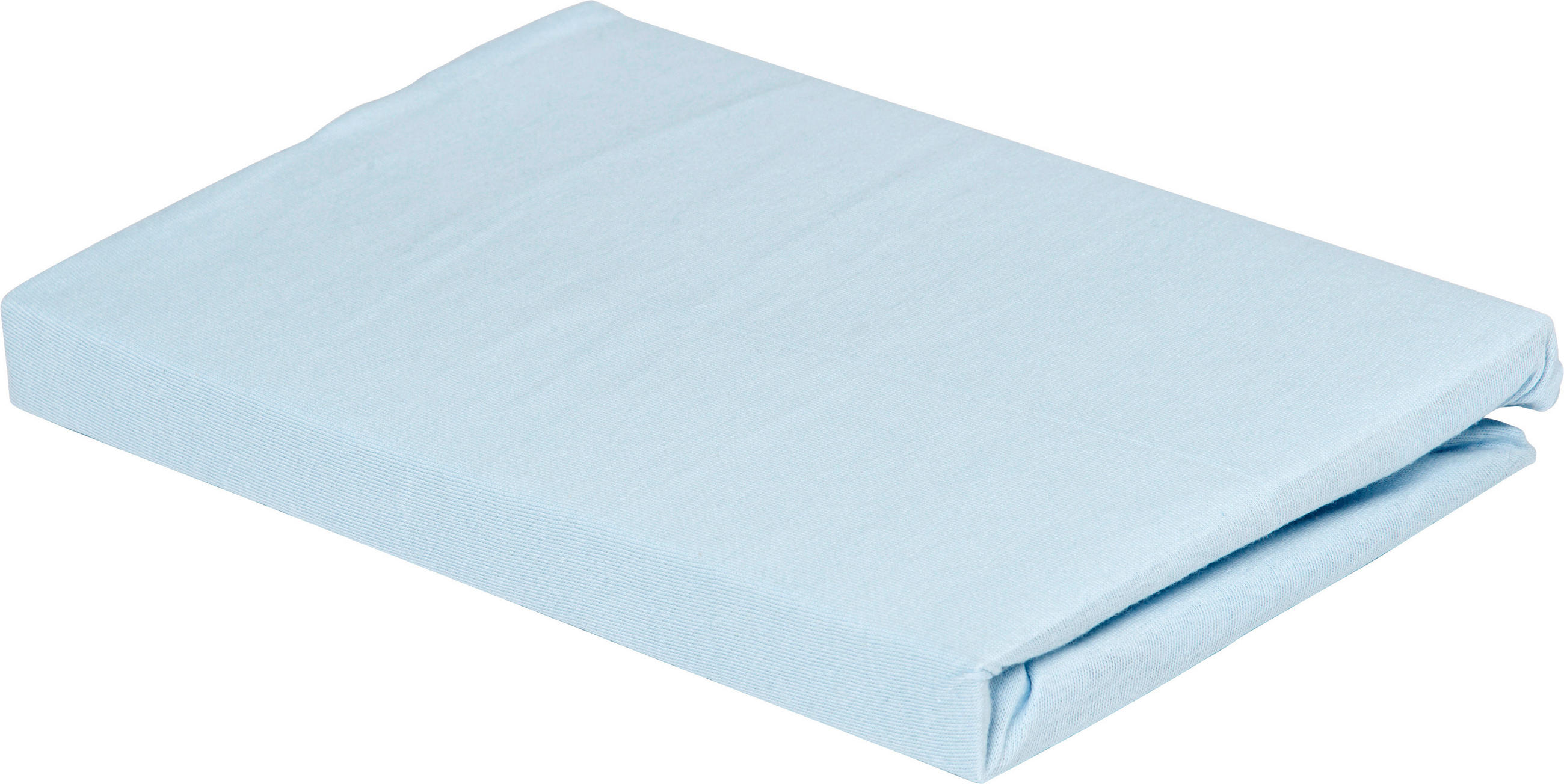 OTROŠKA NAPENJALNA RJUHA      40/90 cm      svetlo modra  - svetlo modra, Basics, tekstil (40/90cm) - Träumeland