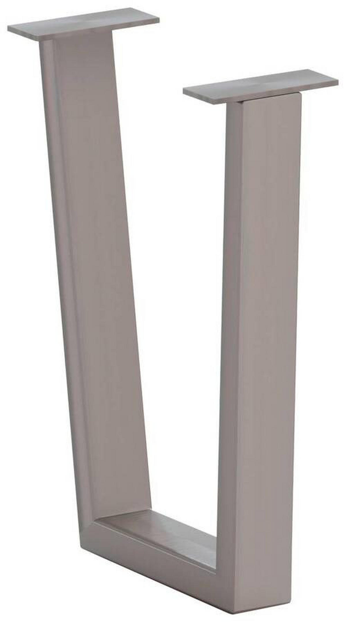 BANKGESTELL in  - Edelstahlfarben, Design, Metall (6/45/32cm) - Waldwelt
