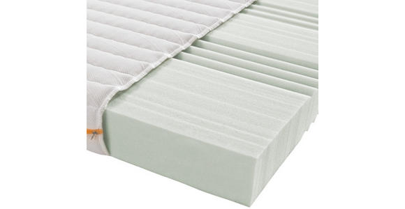 KALTSCHAUMMATRATZE 90/200 cm - Weiß, Basics, Textil (90/200cm) - Sleeptex
