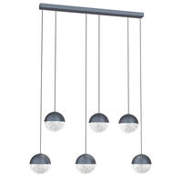 LED-PENDELLAMPA Furni 91/15/120 cm  - grå, Design, metall (91/15/120cm)