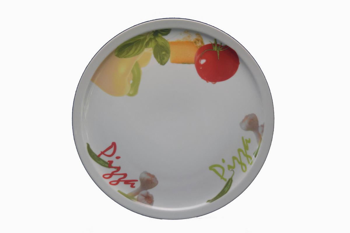 PIZZATELLER MIA CUCINA  30 cm   - Multicolor/Weiß, Basics, Keramik (30cm) - Boxxx