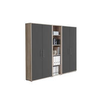 AKTENSCHRANK Sonoma Eiche, Anthrazit  - Anthrazit/Sonoma Eiche, MODERN, Holzwerkstoff (212,9/185,6/33cm) - MID.YOU