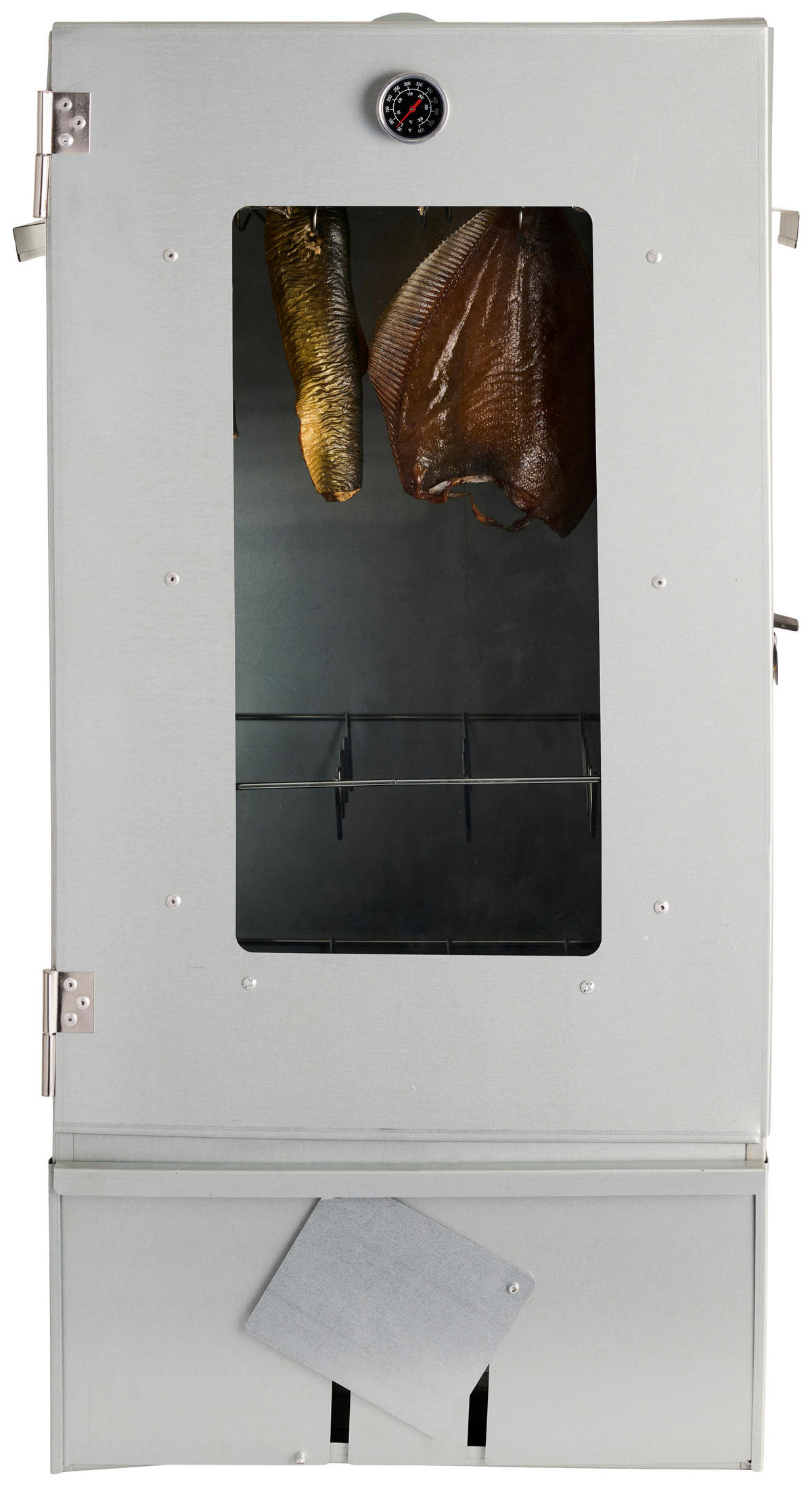 RÄUCHEROFEN - Grau, Basics, Metall (44/80/28cm)