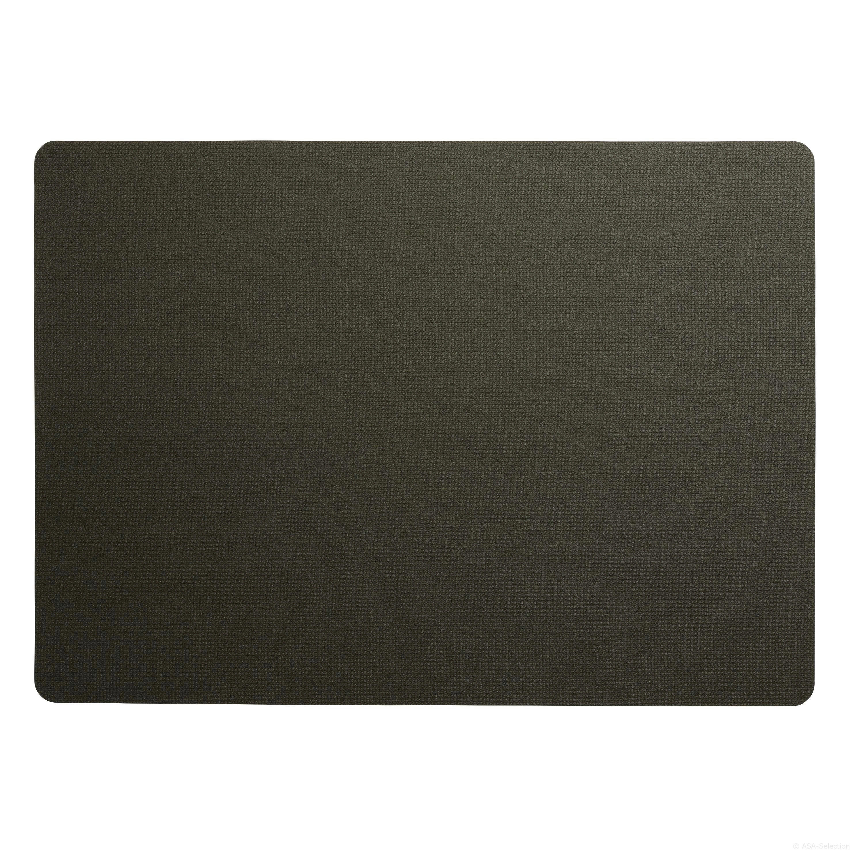TISCHSET SISAL OPTIC PLACEMATS Kunststoff Grün 46/33 cm  - Grün, Basics, Kunststoff (46/33cm) - ASA