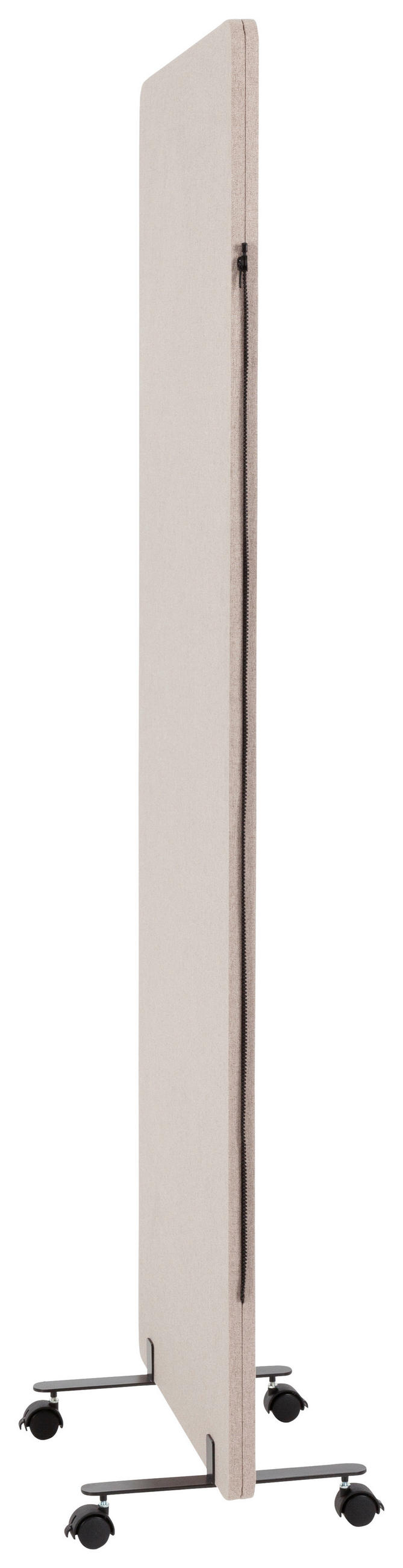 MELLANVÄGG  i metall, plast, textil  taupe  - taupe, Basics, metall/textil (60/177/3cm) - MID.YOU