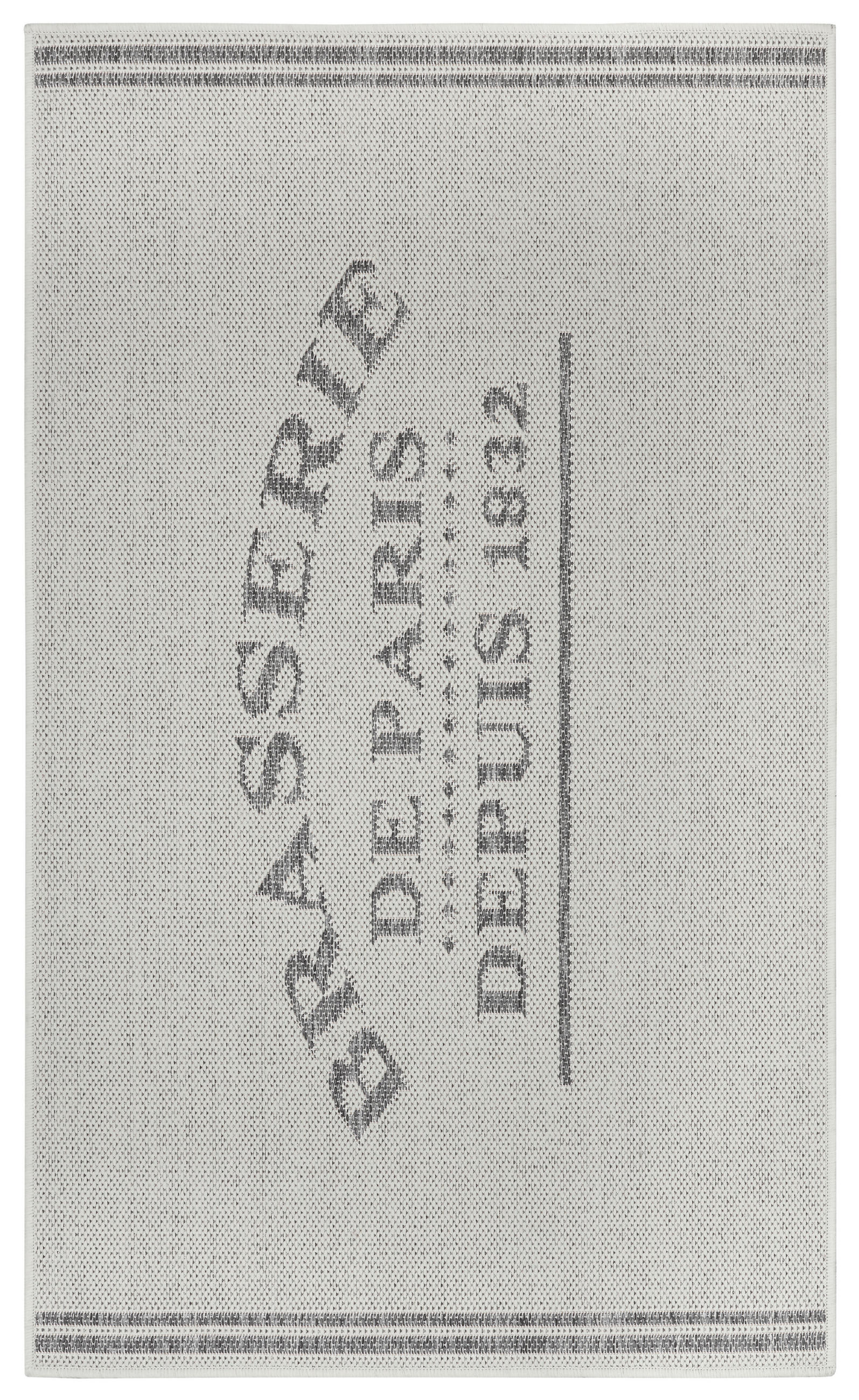 KÜCHENLÄUFER 92/150 cm Cucina Creme, Grau  - Creme/Grau, Design, Kunststoff (92/150cm) - Hanse Home