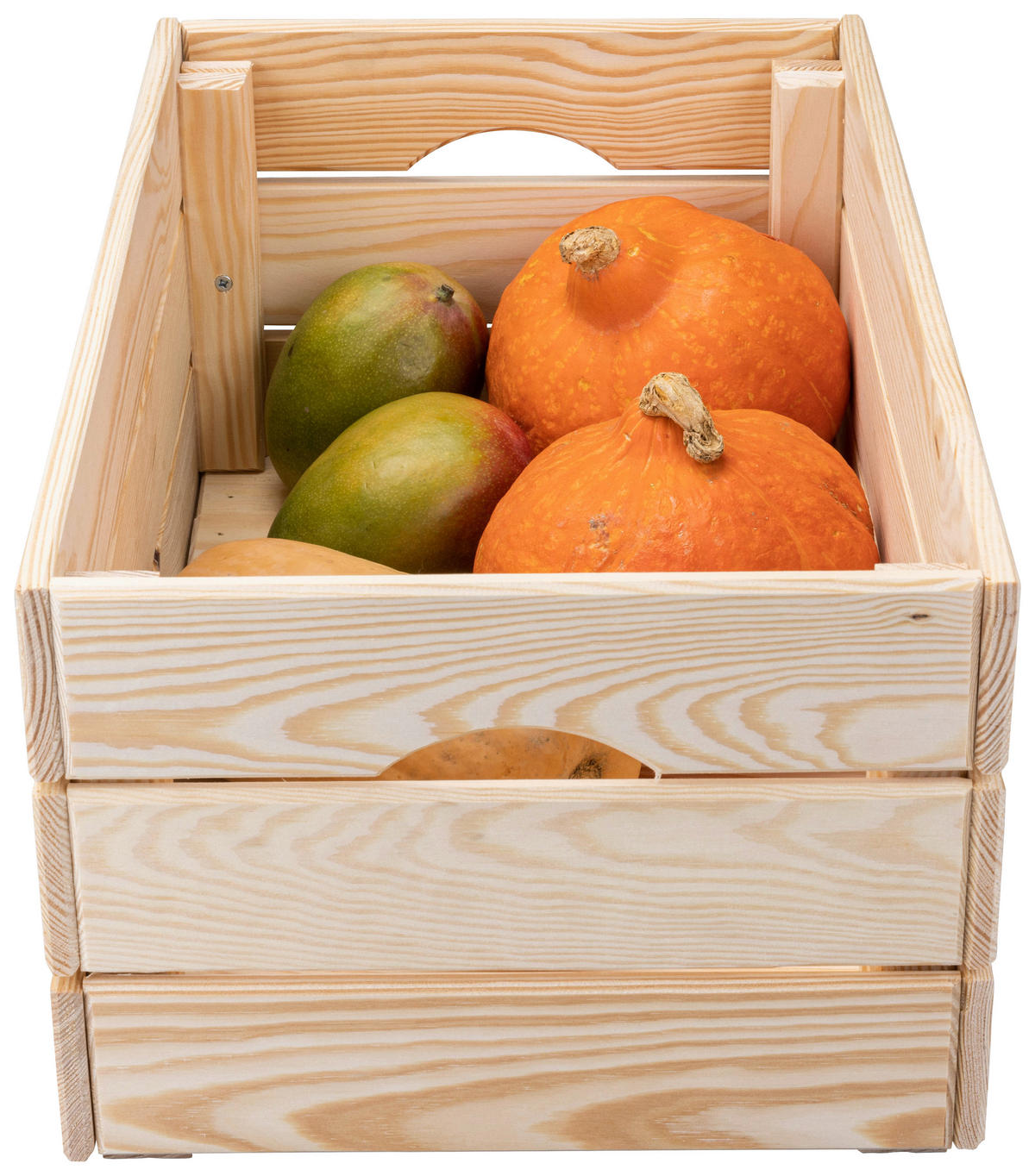 DEKOKISTE - Naturfarben/Kieferfarben, Design, Holz (51/23/31cm) - Livetastic