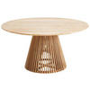 GARTENTISCH 150/150/78 cm Holz rund  - Teakfarben, Design, Holz (150/150/78cm) - Amatio