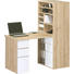 MINI-OFFICE - Buchefarben/Weiß, KONVENTIONELL, Glas/Holzwerkstoff (65/150/170cm) MINI-OFFICE - Buchefarben/Weiß, KONVENTIONELL, Glas/Holzwerkstoff (65/150/170cm)