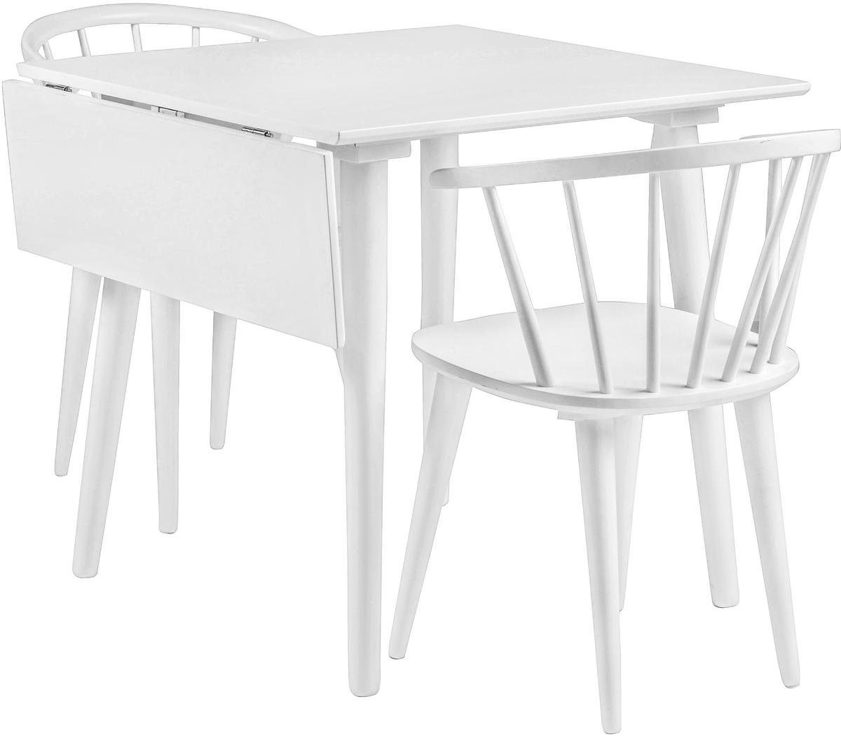 MATBORD i trä, trämaterial 80/80/75 cm   - vit, Design, trämaterial/trä (80/80/75cm) - Rowico