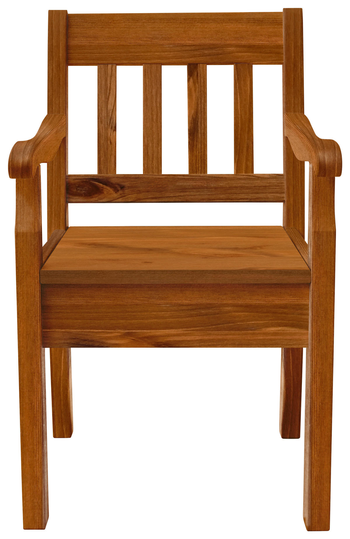 ARMLEHNSTUHL  in  - Bernsteinfarben, ROMANTIK / LANDHAUS, Holz (54/93/58cm) - Boxxx
