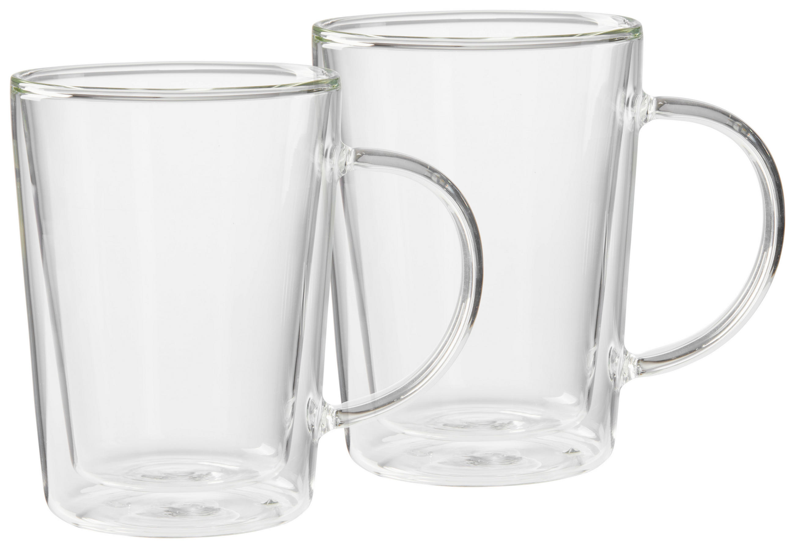 LATTE-MACCHIATO-SET 2-teilig  - Design, Glas (350ml) - Novel