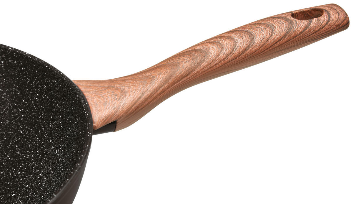 WOKPFANNE 28 cm  - Schwarz, Trend, Metall (28cm) - Sambonet