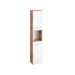 MIDISCHRANK 25/130/20 cm  - Chromfarben/Eiche Artisan, KONVENTIONELL, Holzwerkstoff (25/130/20cm) - Xora