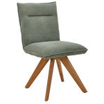 STUHL in Holz, Textil Waldgrün  - Waldgrün/Wildeiche, Design, Holz/Textil (47/87/62cm) - Johann Jakob