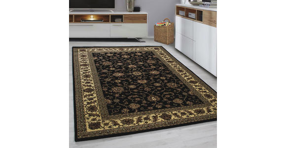 WEBTEPPICH 160/230 cm Schwarz - Schwarz, KONVENTIONELL, Textil (160/230cm) - Esposa