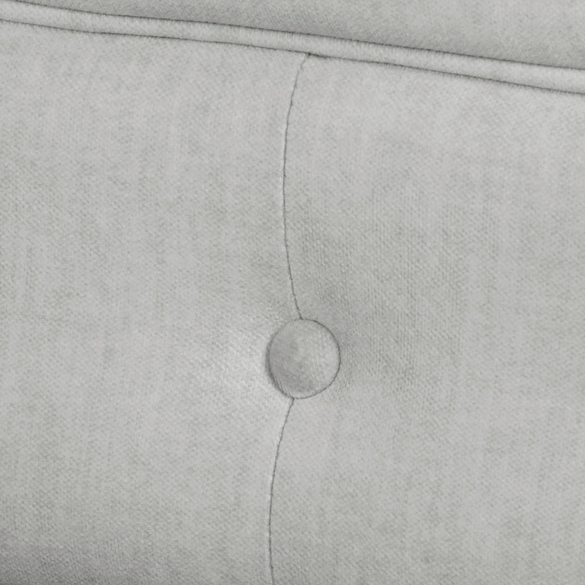 2-SITZER-SOFA Mikrofaser Hellgrau  - Hellgrau/Braun, Design, Holz/Textil (190/75/91cm) - P & B
