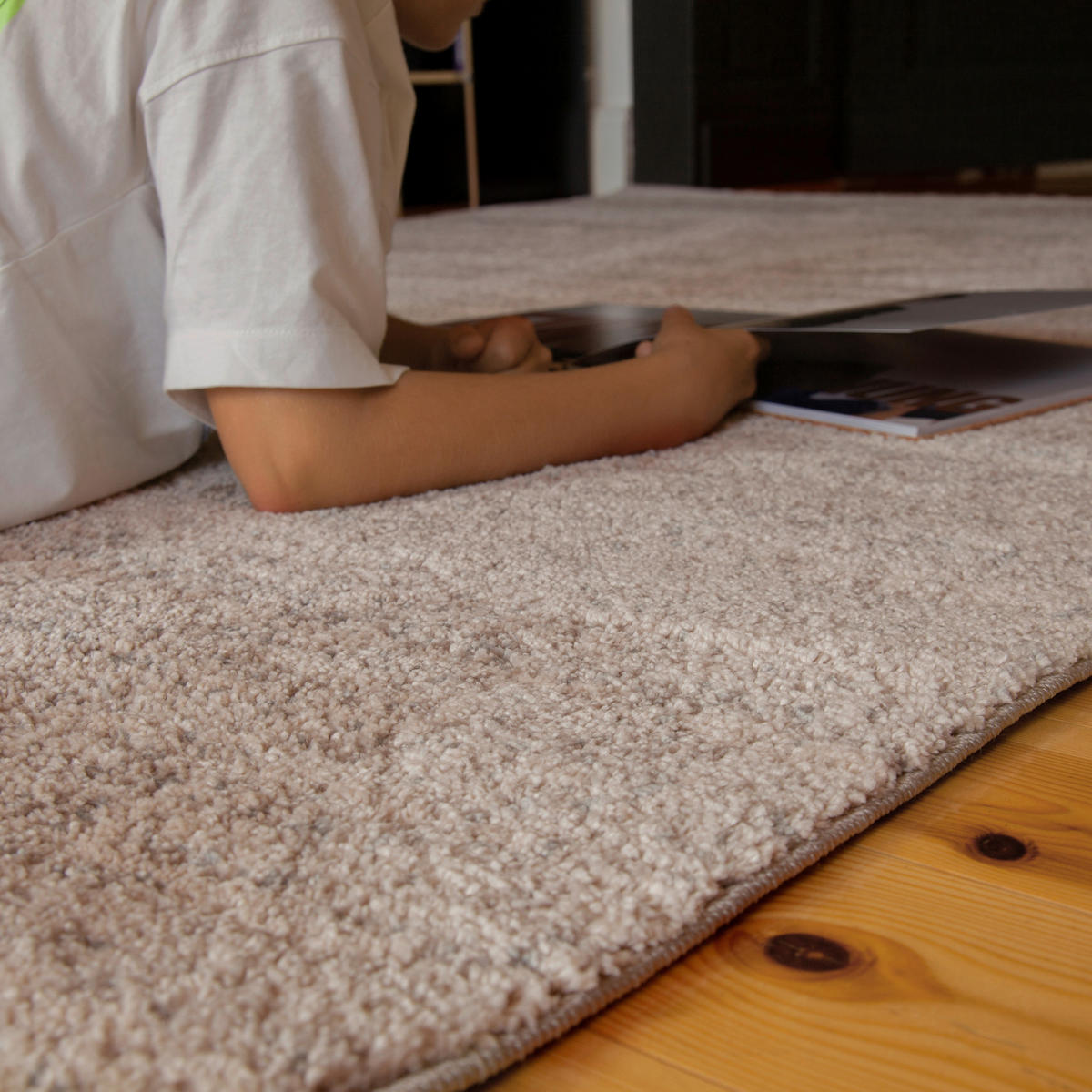 FLACHWEBETEPPICH 80/150 cm My Nassau  - Sandfarben, Design, Textil (80/150cm)