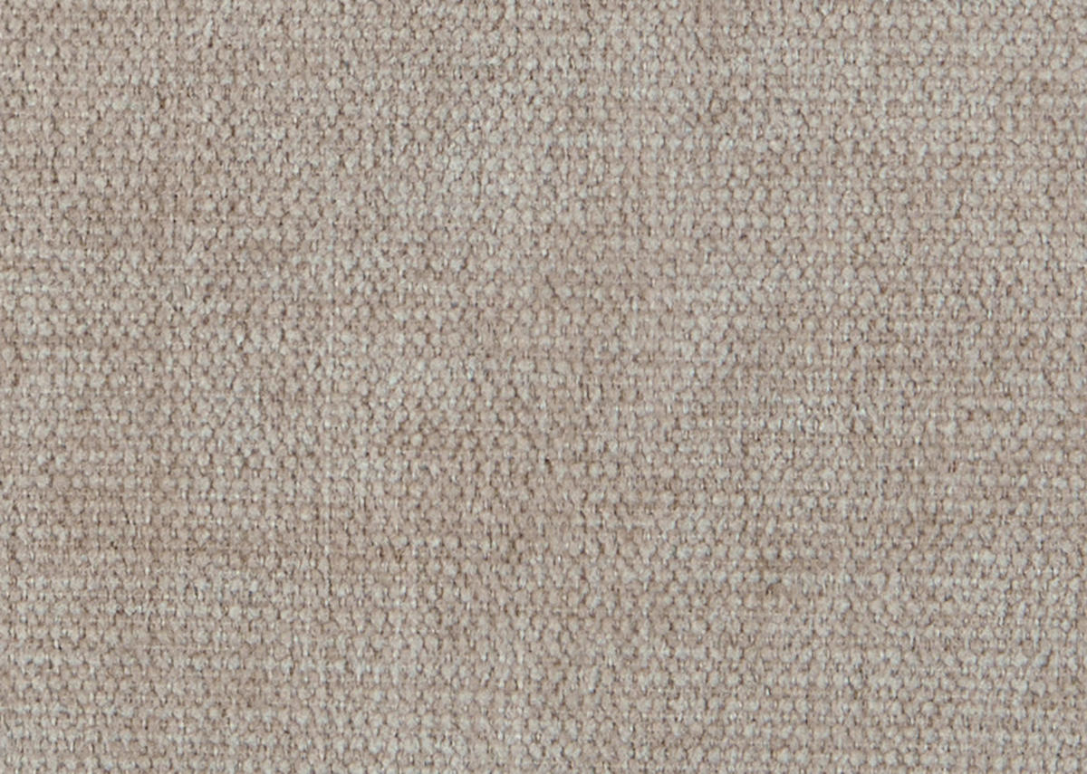 ECKSOFA in Chenille Beige  - Beige/Schwarz, Design, Textil/Metall (167/311cm) - Xora