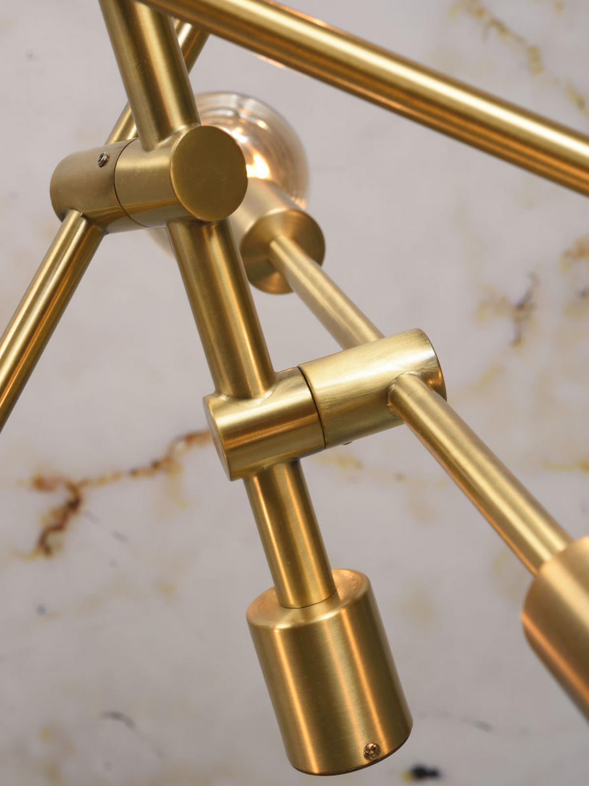 HÄNGELEUCHTE 76/248 cm  - Goldfarben, Design, Metall (76/248cm) - It's about Romi