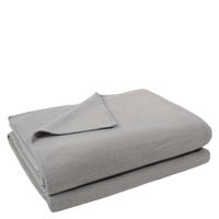 FLEECEDECKE Soft-Fleece 160/200 cm  - Hellgrau, KONVENTIONELL, Textil (160/200cm) - Zoeppritz