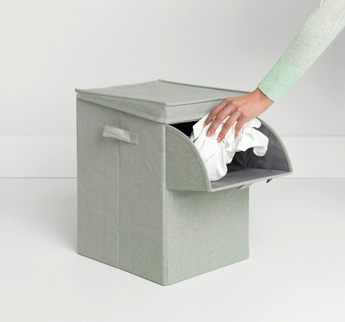WÄSCHETONNE - Grün, Basics, Textil (32/44.5/37cm) - Brabantia
