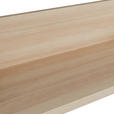 WOHNWAND 4-teilig  in Grau, Eichefarben  284/204/41 cm  - Eichefarben/Schwarz, KONVENTIONELL, Glas/Holzwerkstoff (284/204/41cm) - Carryhome