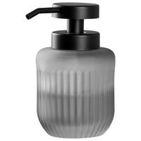 SEIFENSPENDER Kunststoff, Glas  - Grau, Basics, Glas/Kunststoff (8,5/14,3/8,5cm) - Sadena