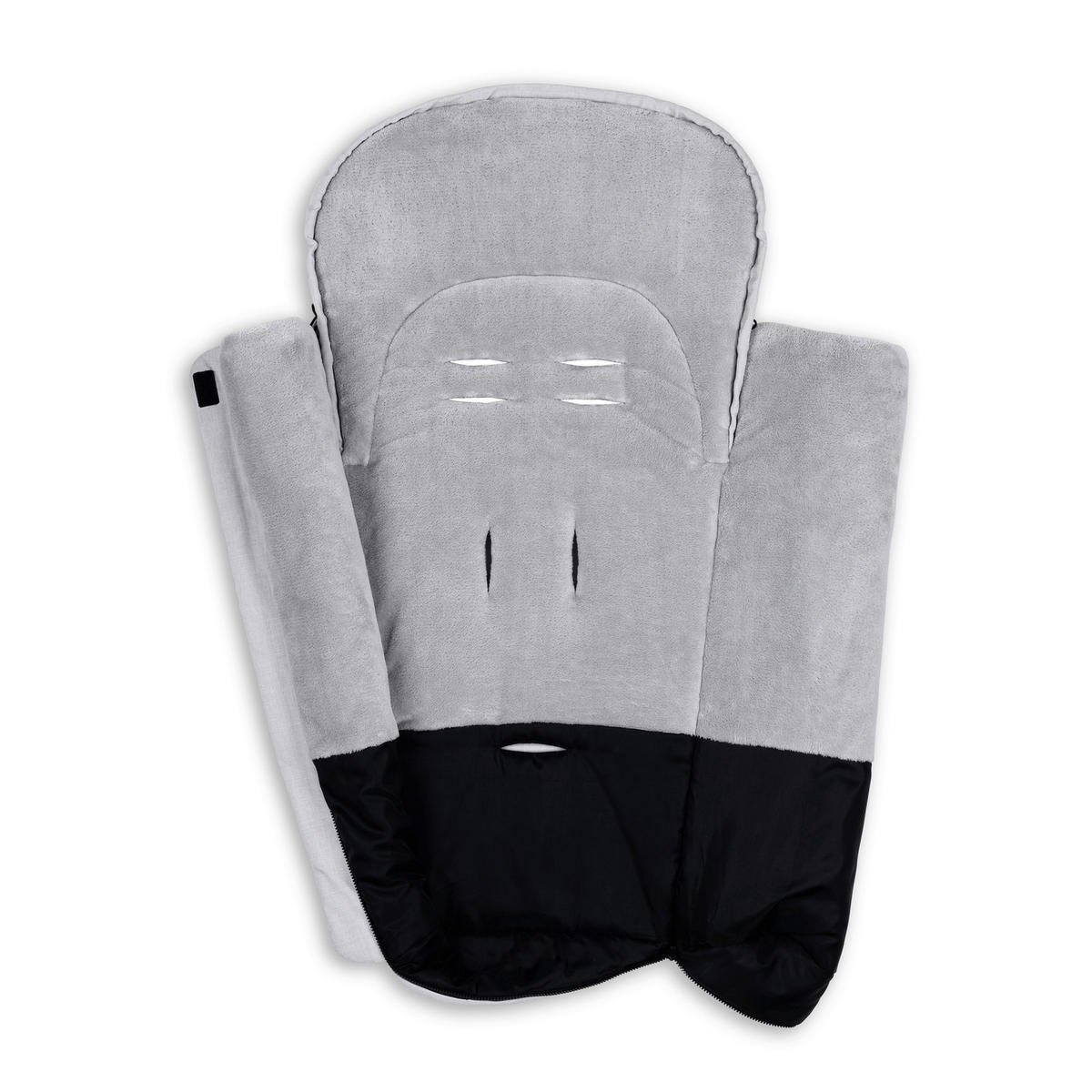 FUßSACK Pushchair Footmuff  - Grau, Basics, Textil (105/10/57cm) - Hauck