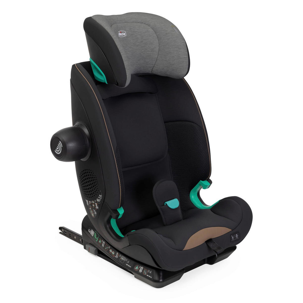 KINDERAUTOSITZ Seat & Go I-Size  - Dunkelgrau/Schwarz, Basics, Textil (44/62/44cm) - Chicco