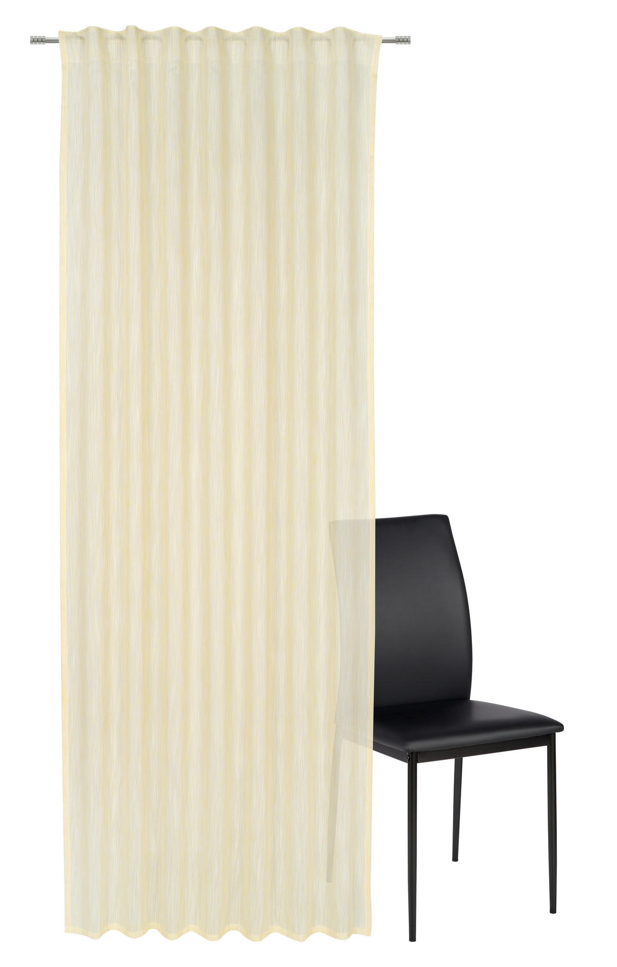 GOTOVA ZAVJESA žuta  140/280 cm  - žuta, Basics, tekstil (140/280cm) - Esposa
